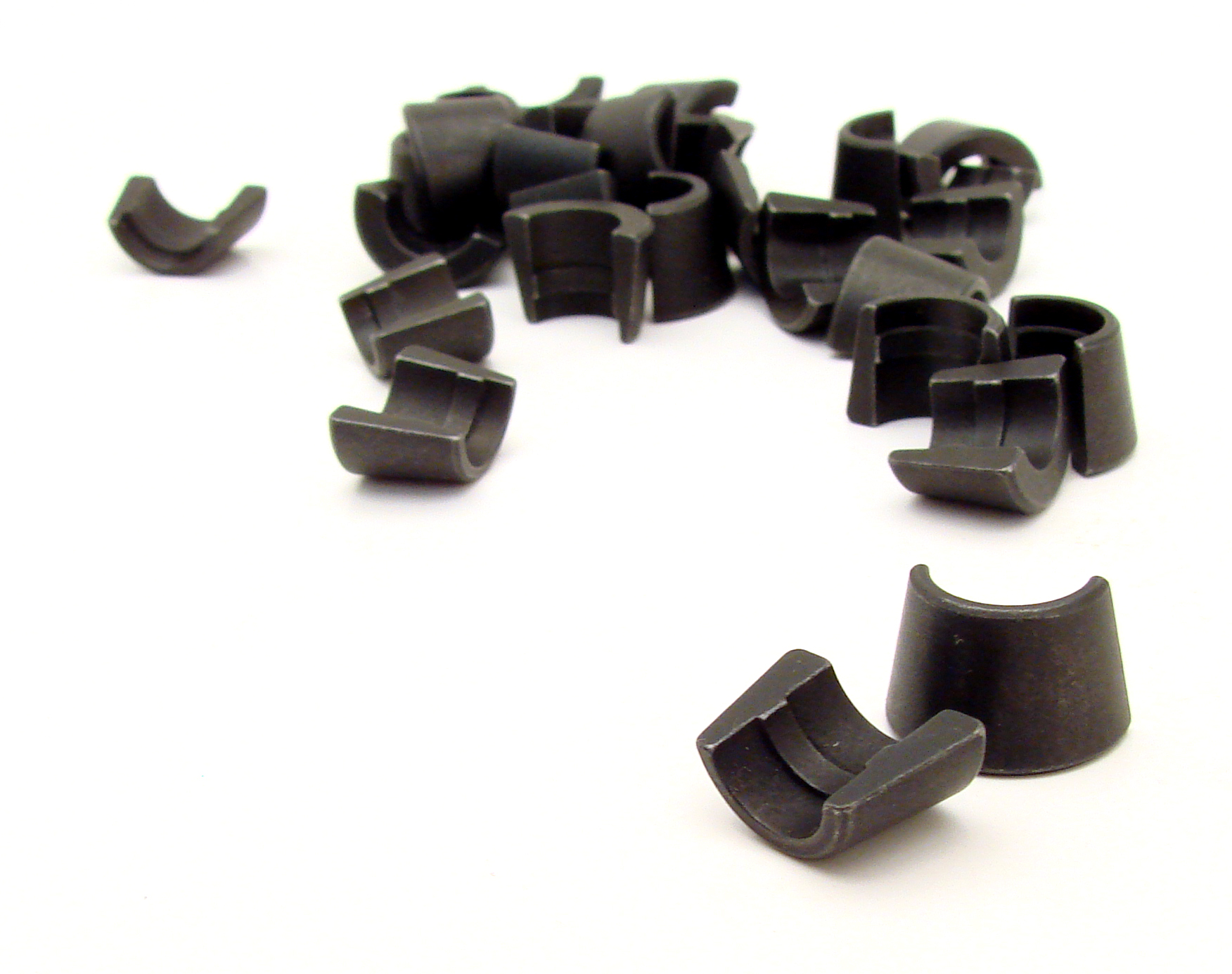 COMP Cams 616-16 Set Of 16 - 10 Degree 3/8\" Single Groove Locks W/o Lash Cap Recess +.050\" Height
